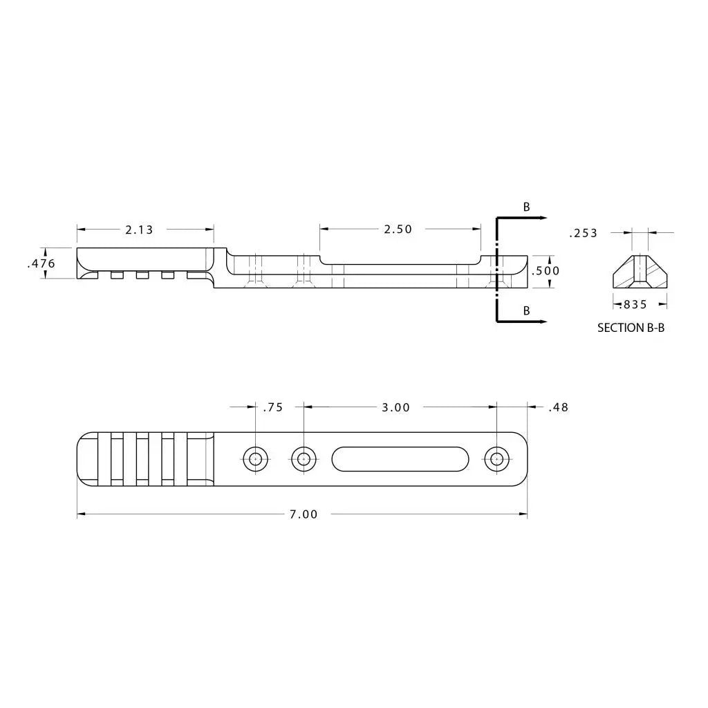 BT63 Nose Rail , foto 6