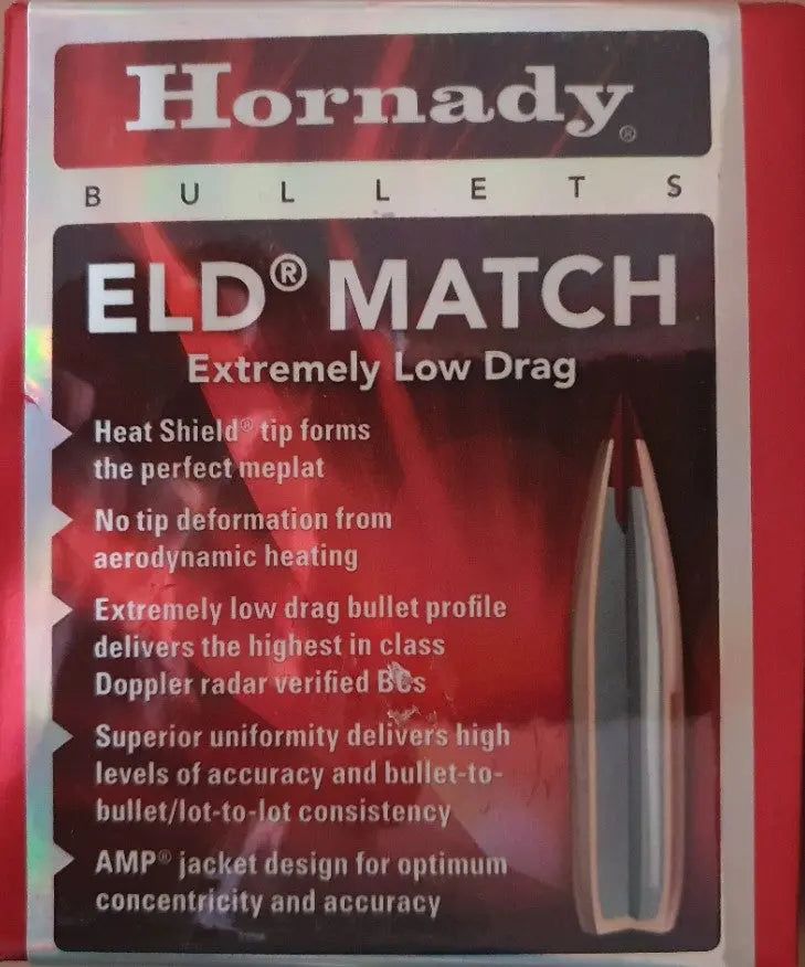 Palle Hornady .308" 178gr ELD Match - 100 pz