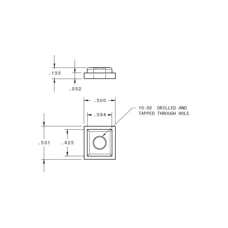 BT28-N - AFAR Rail Nuts, foto 3