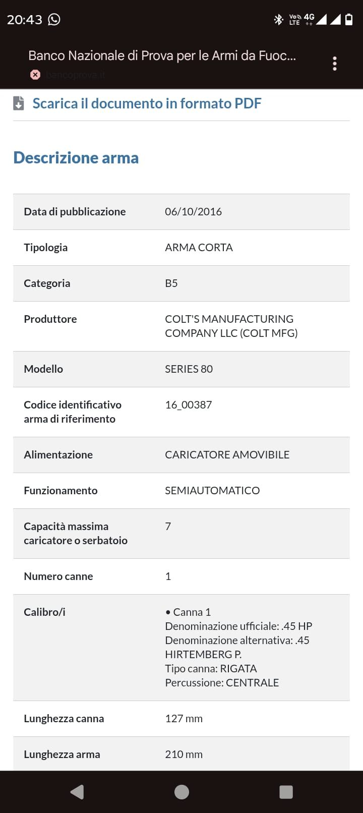 Colt Combat Elite 45HP SPORTIVA, foto 7