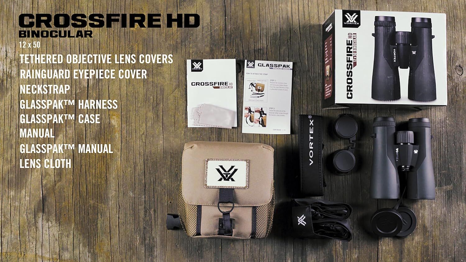 VORTEX CROSSFIRE HD 12X50, foto 6