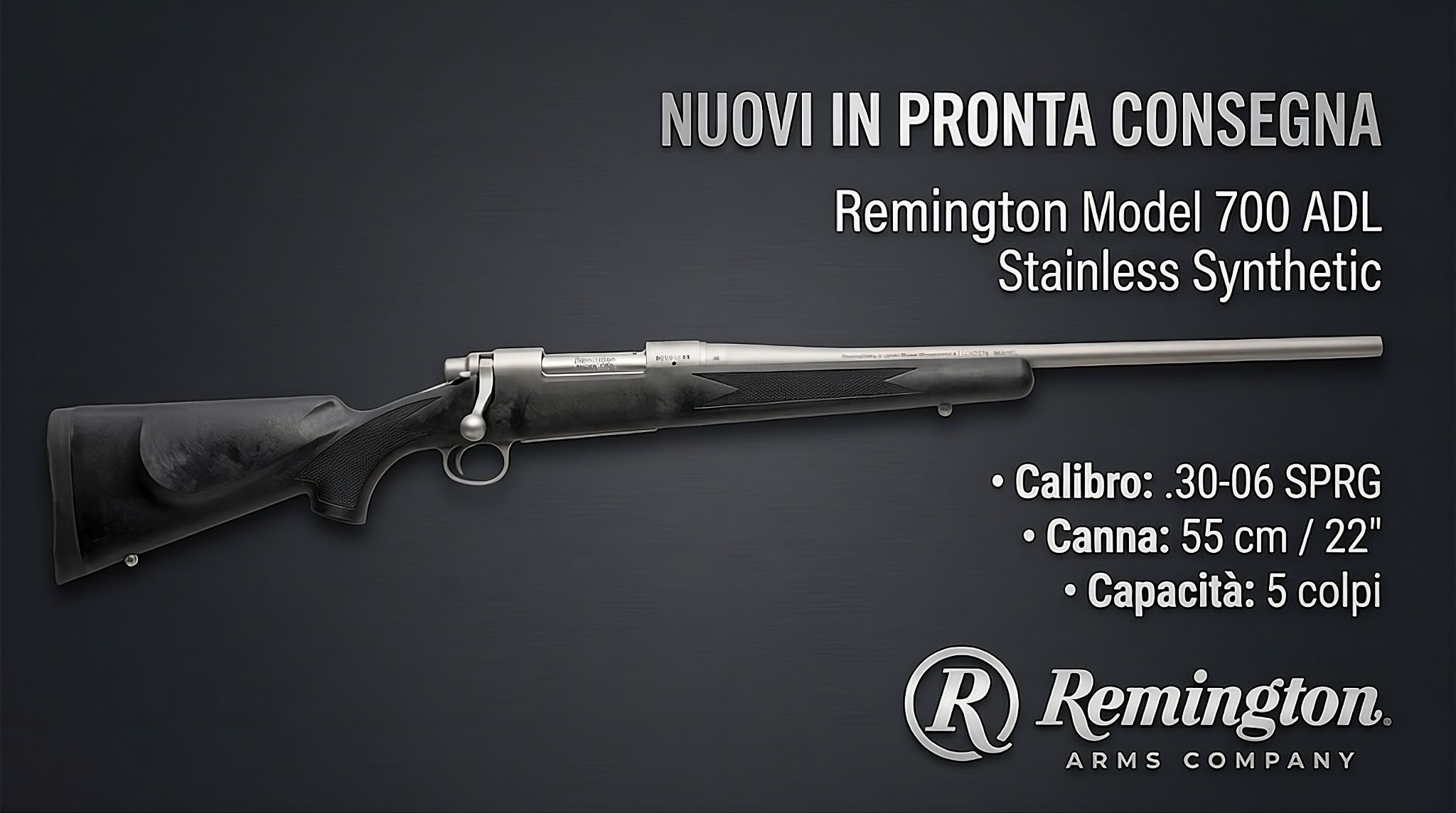 Remington 700 ADL Stainless Synthetic